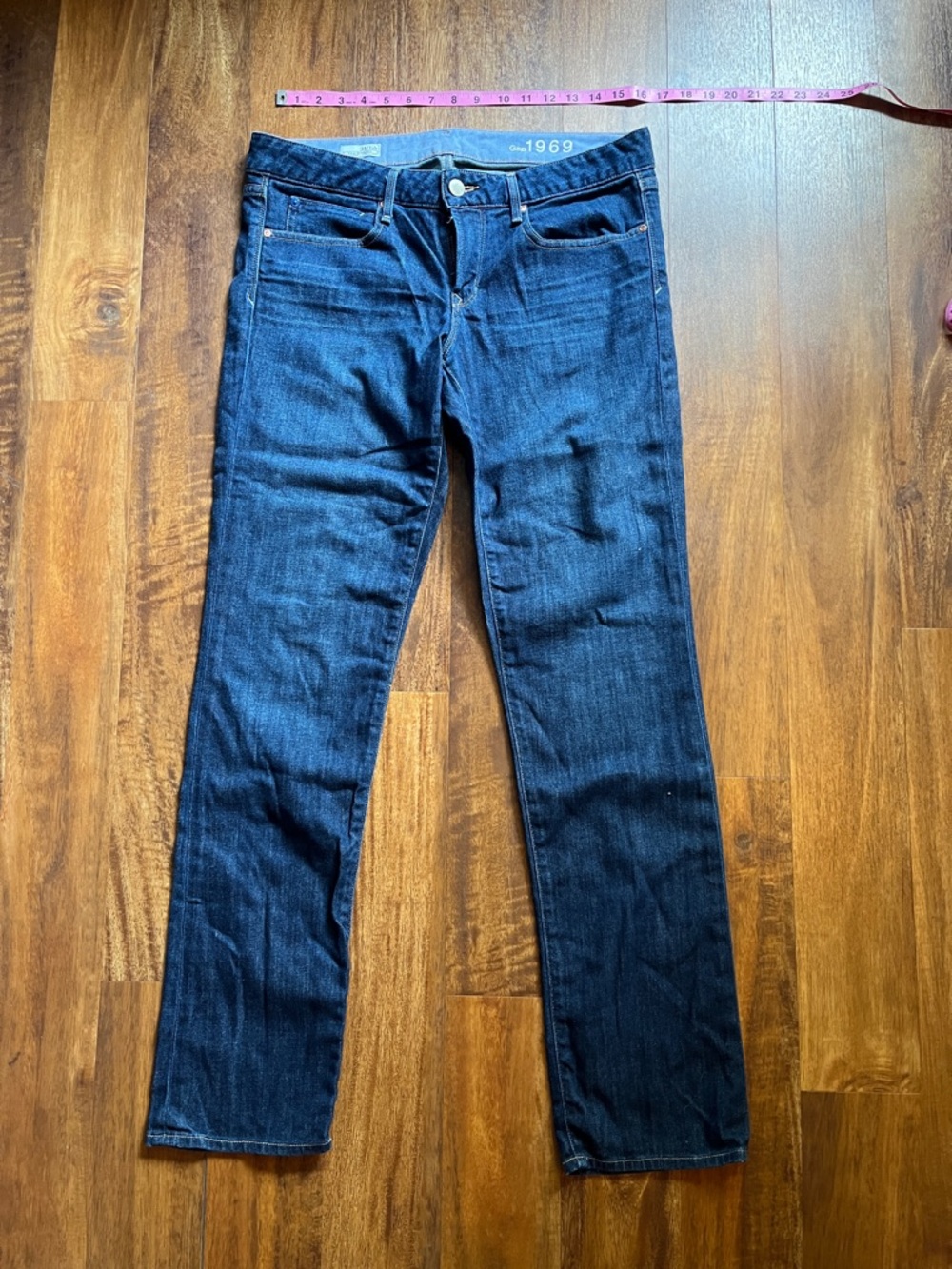 GAP Dark Blue Straight Leg Jeans